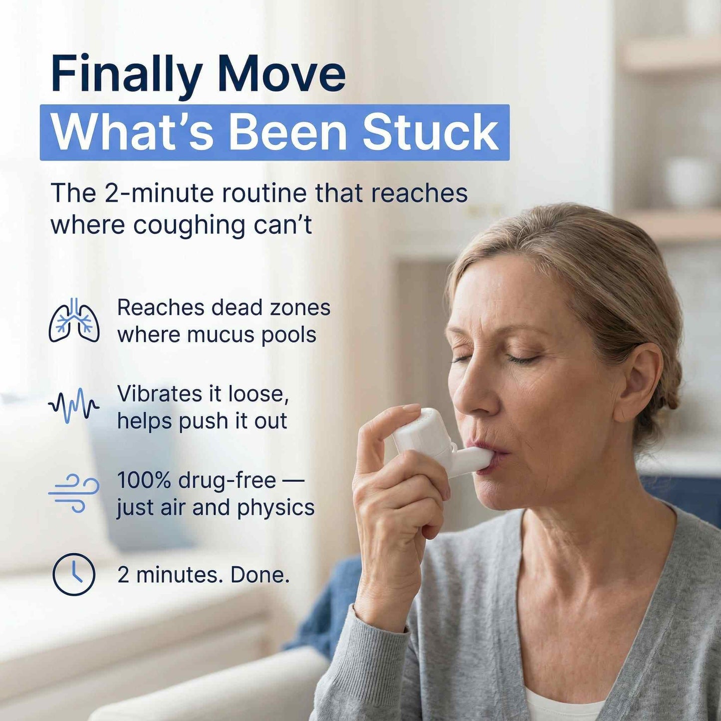 Pulmonex™ Mechanical Device for Mucus Clearance